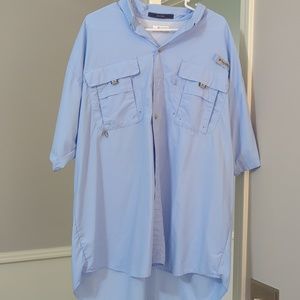Blue Columbia PFG shirt XXl, Barely Worn